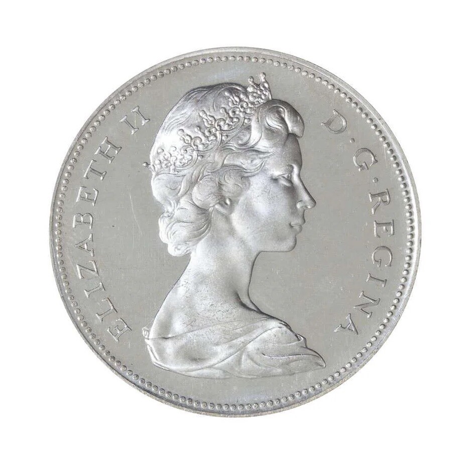 1966 Canadian Silver Dollar Coins 80% $1
