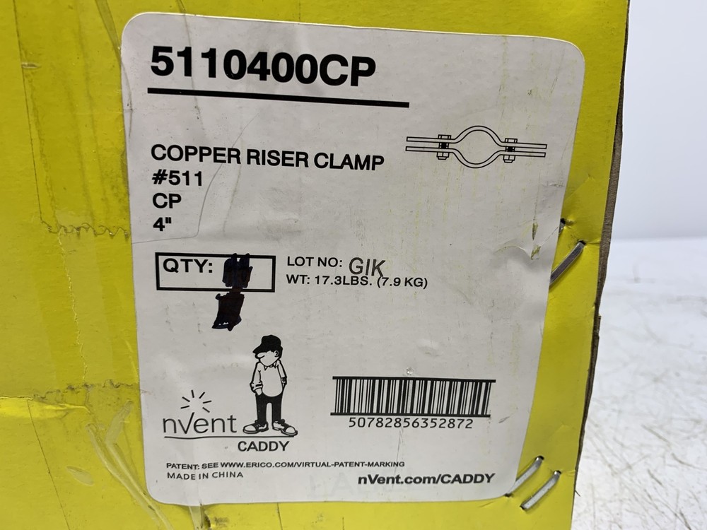 Nvent 5110400CP Copper Riser Clamp 4"