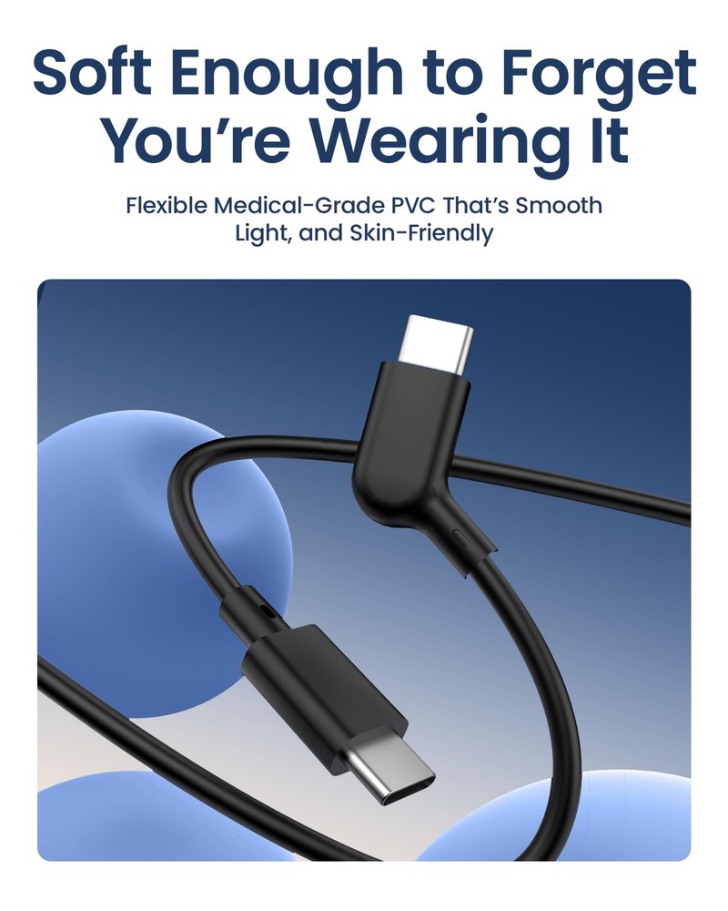 AR Smart Glasses USB-C Charging Data & Power Supply Cable, 1.2M / 3.9FT –...