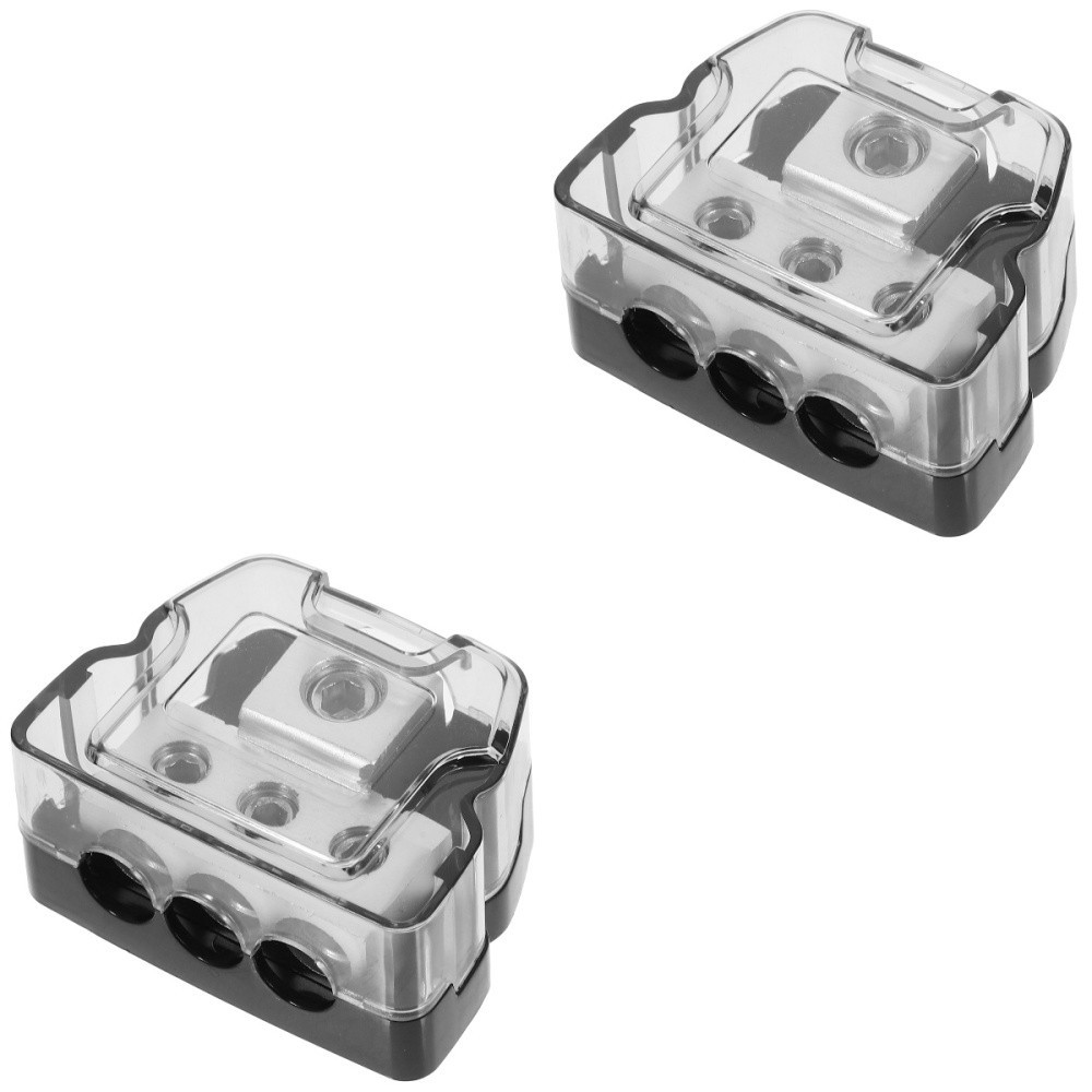Zinc Alloy Distribution Block For Car Audio Systems Space Saving Design