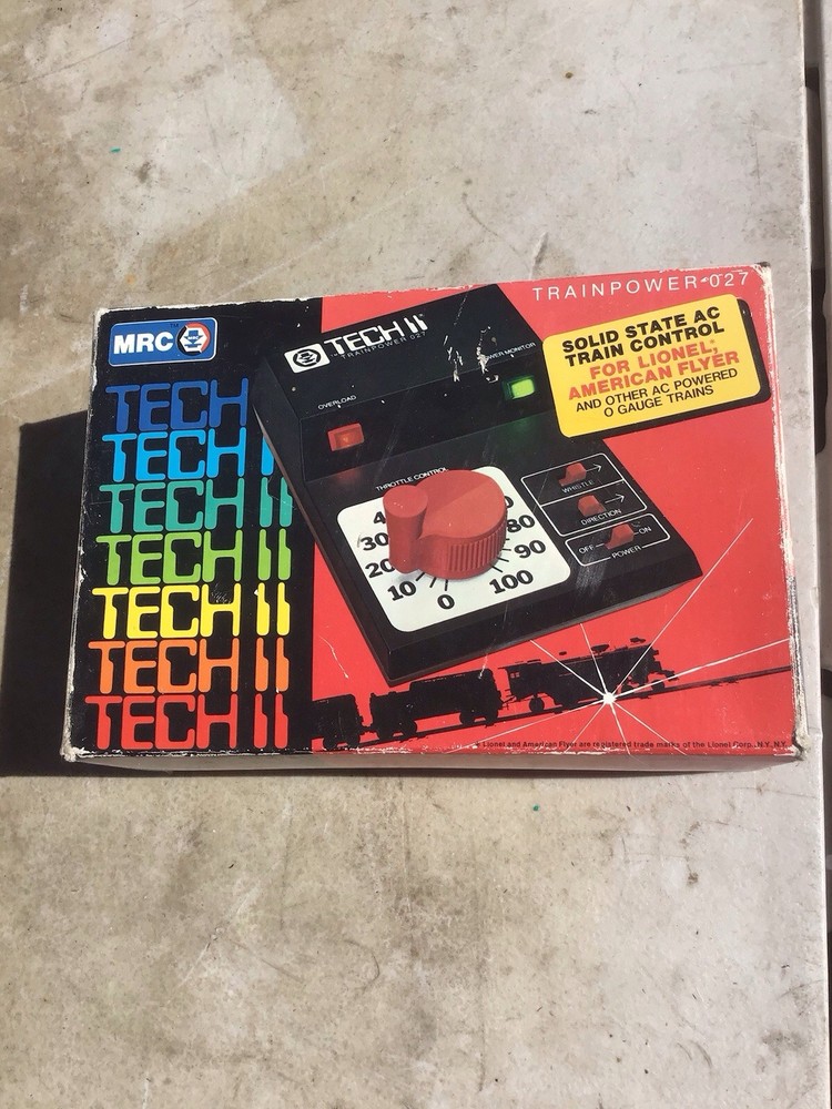 Untested Damaged Box MRC AH Tech II Trainpower 027 AC Train Controller - Unused?
