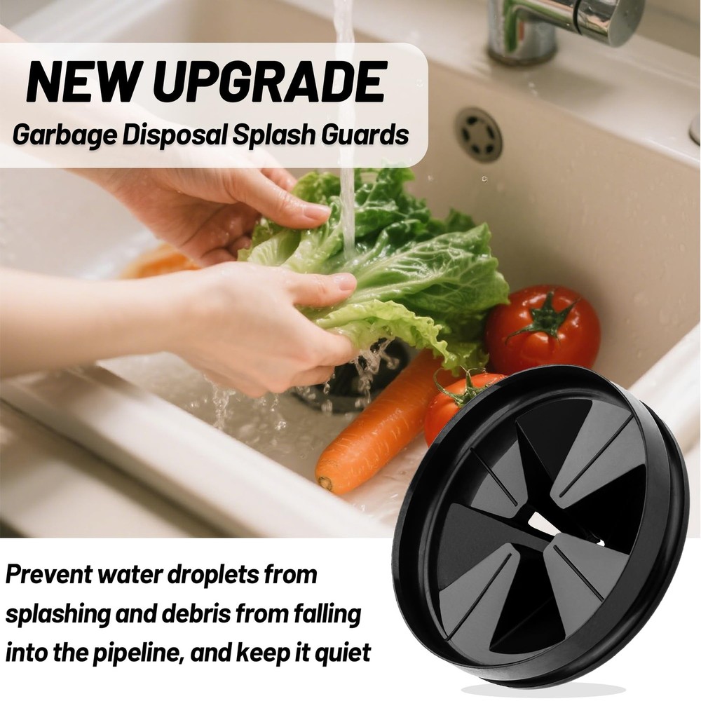 3 3/8" Garbage Disposal Splash Guard QCB-AM for Insinkerator Evolution Series...