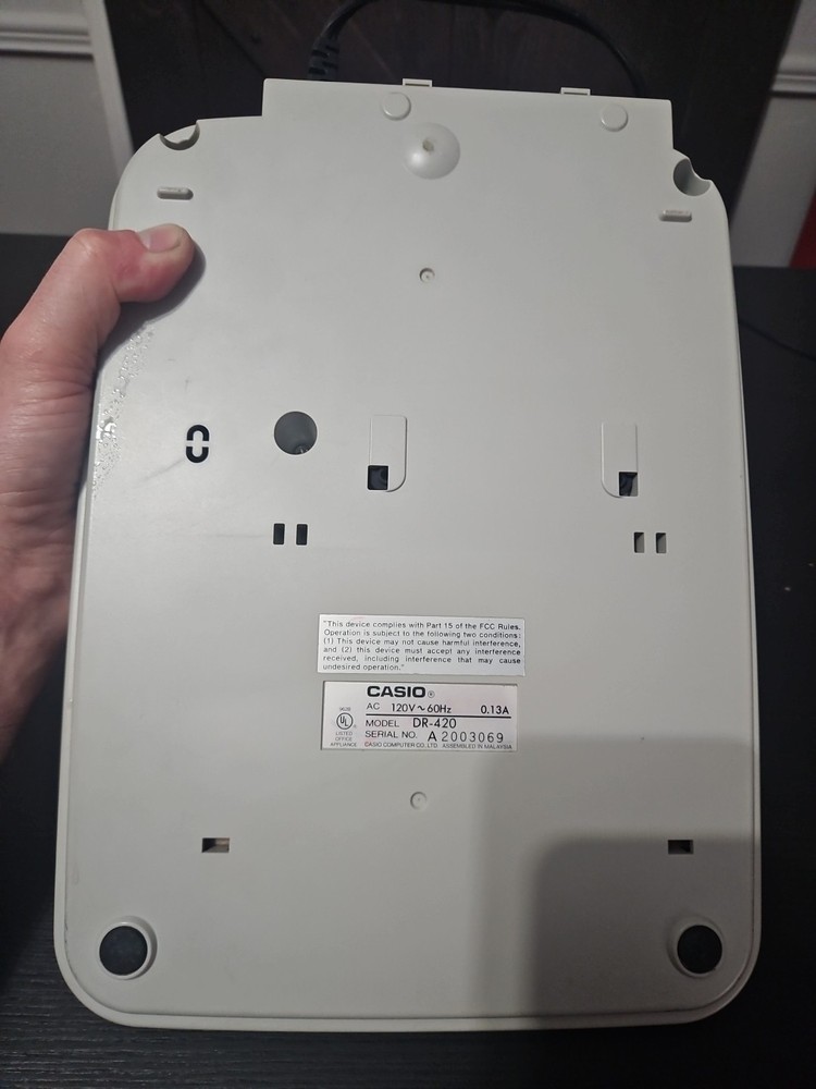 Casio DR-420 Printing Calculator- Tested