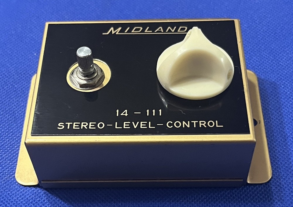 Vintage Midland 14-111 STEREO LEVEL CONTROL Switch Box Controller