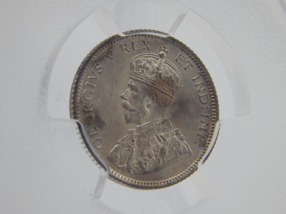 1911 Canada Silver 5 Cents PCGS MS66+ (BT-268)