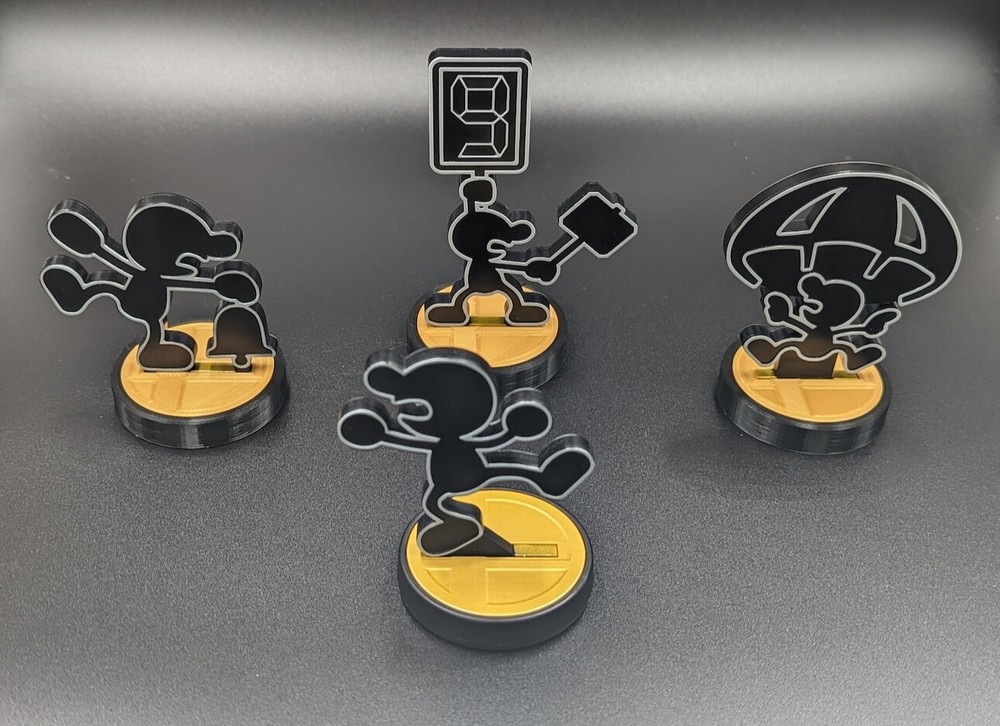 Game & Watch Amiibo Bases