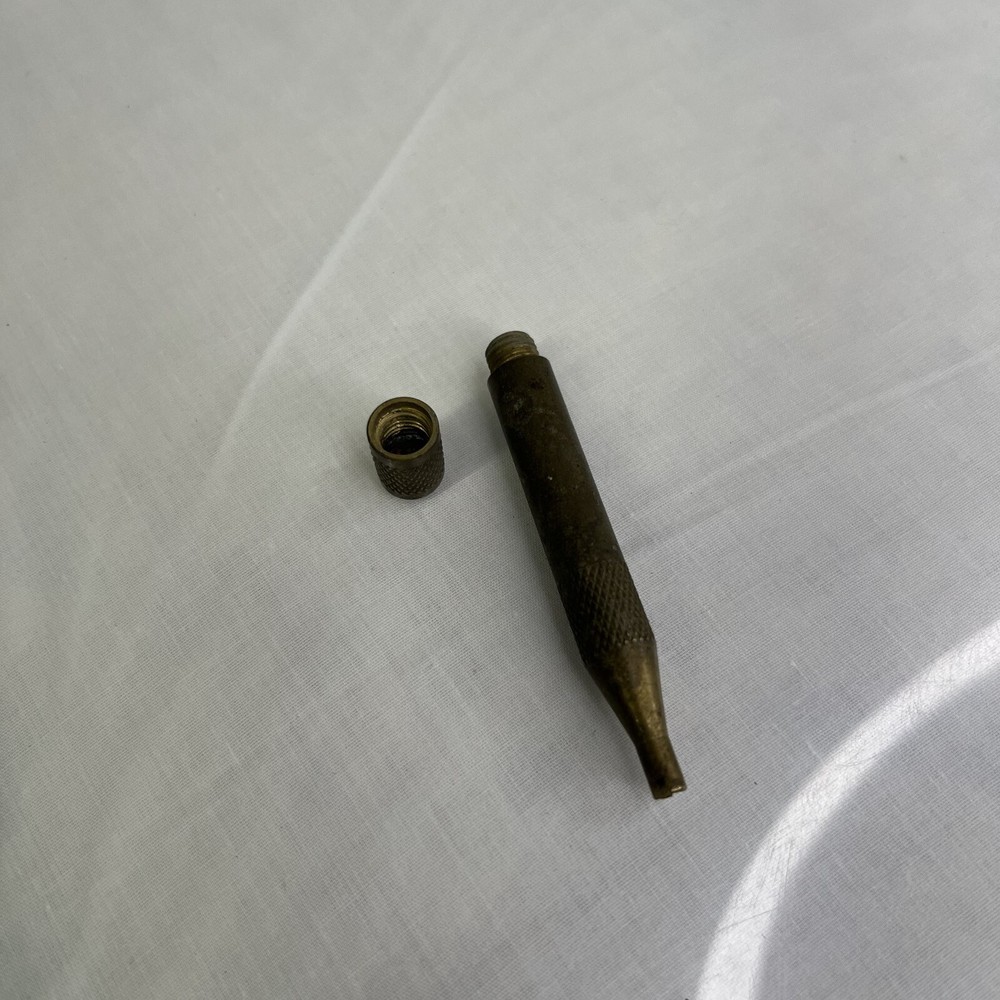 Vintage brass nesting screwdriver case *See Pics