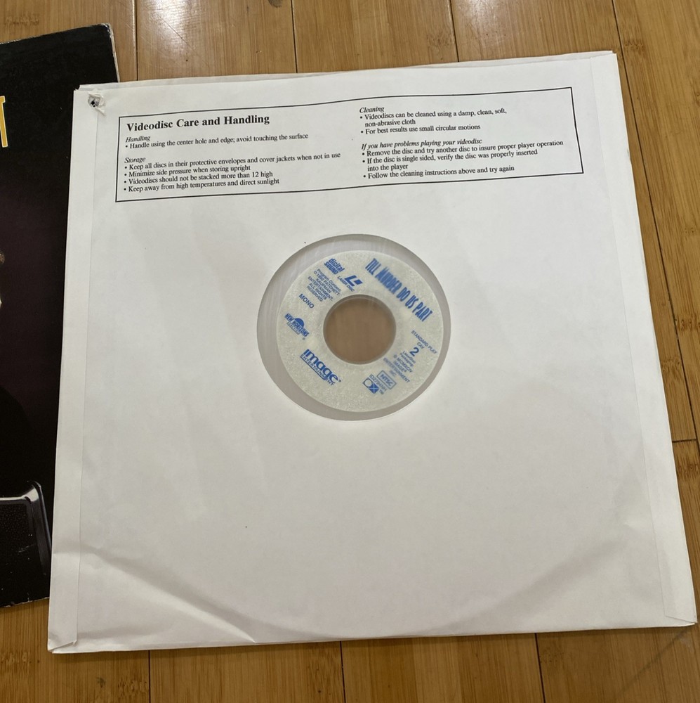 TILL MURDER DO US PART Laserdisc - MEREDITH BAXTER