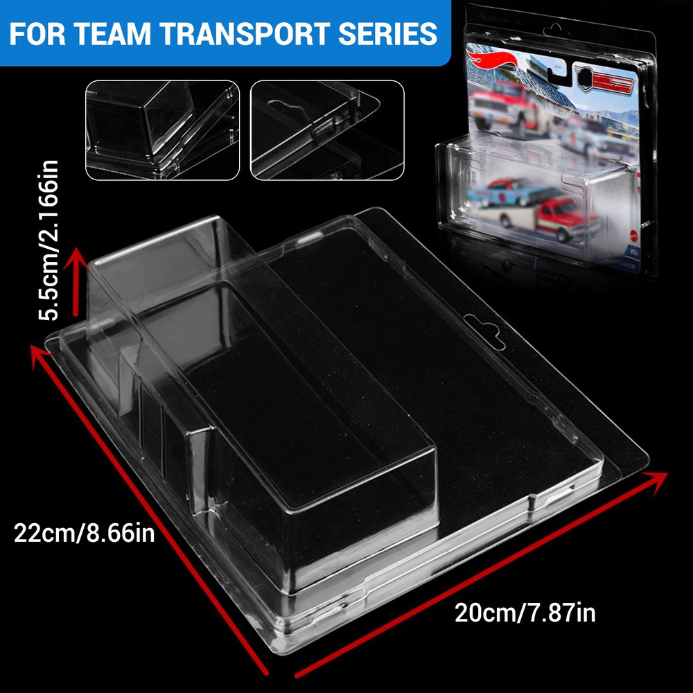5-50Pack Diamond Protector for H-W Team Transport Clamshell Diecast Case
