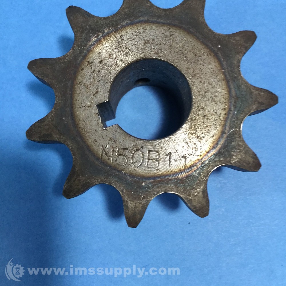 N50B11 Roller Chain Sprocket, 11 Teeth USIP