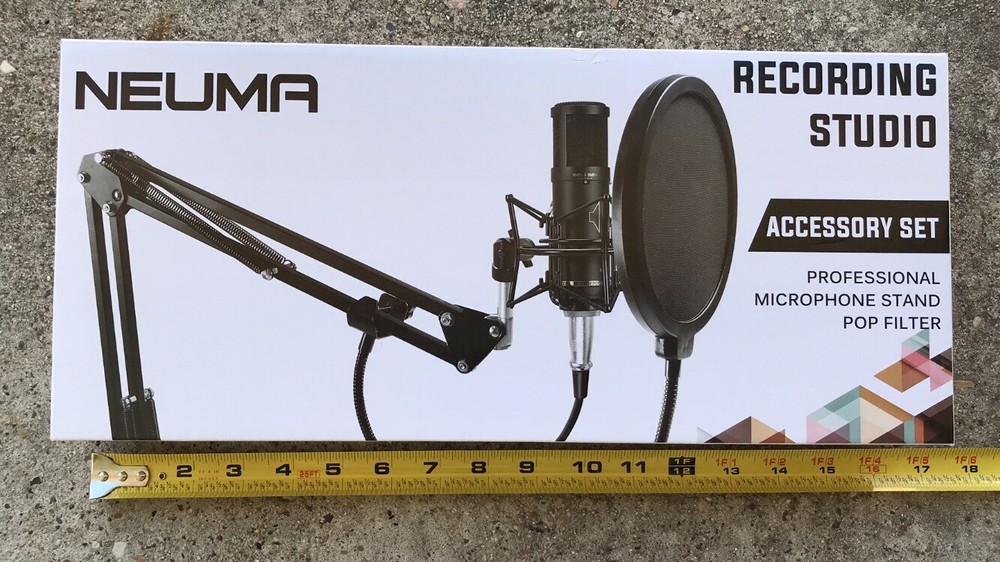 Recording Studio Professional Microphone Stand & Pop Filter Set