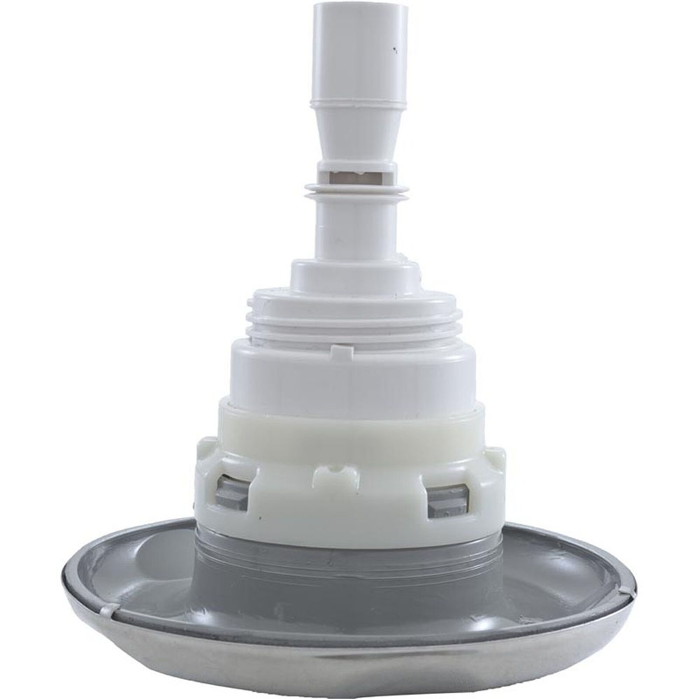 Jet Intl, WW Poly Storm, 4"fd, Dir, Scalloped, SS/Gry, Thd