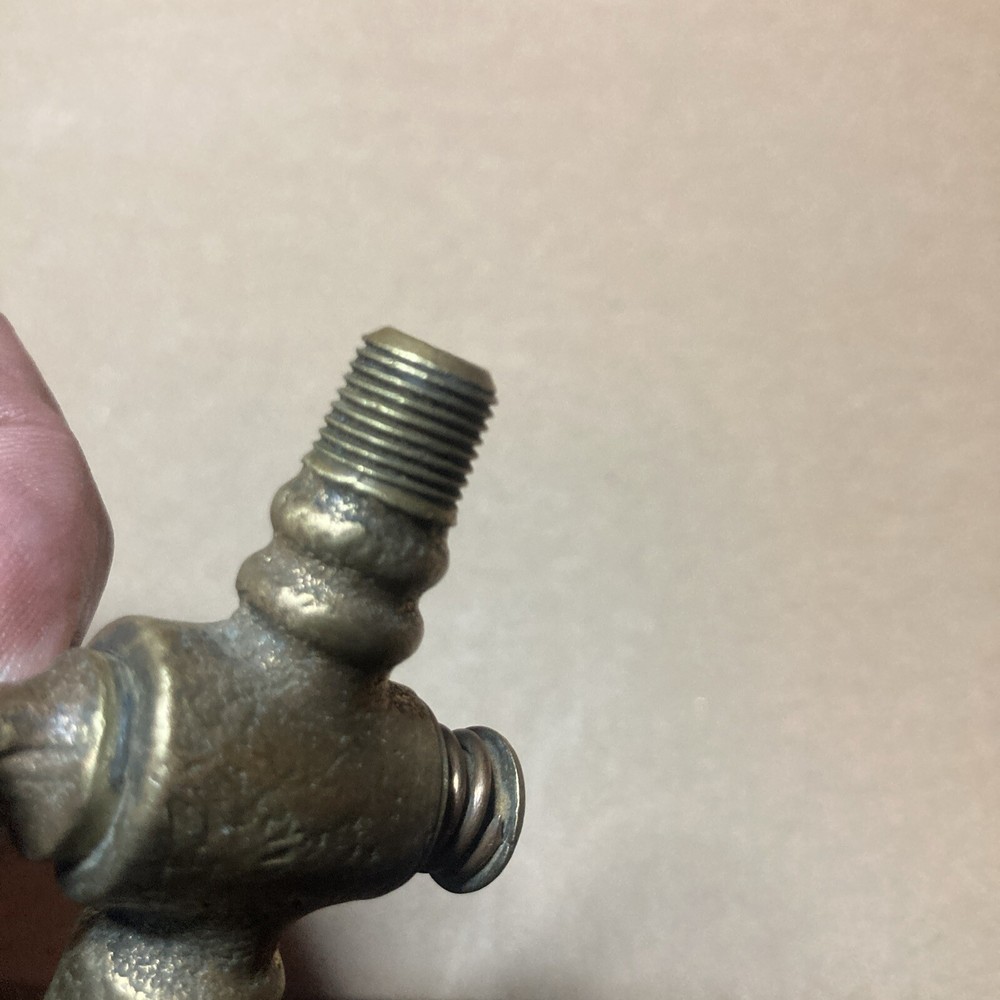 Vintage Brass Gas Cut Off Valve