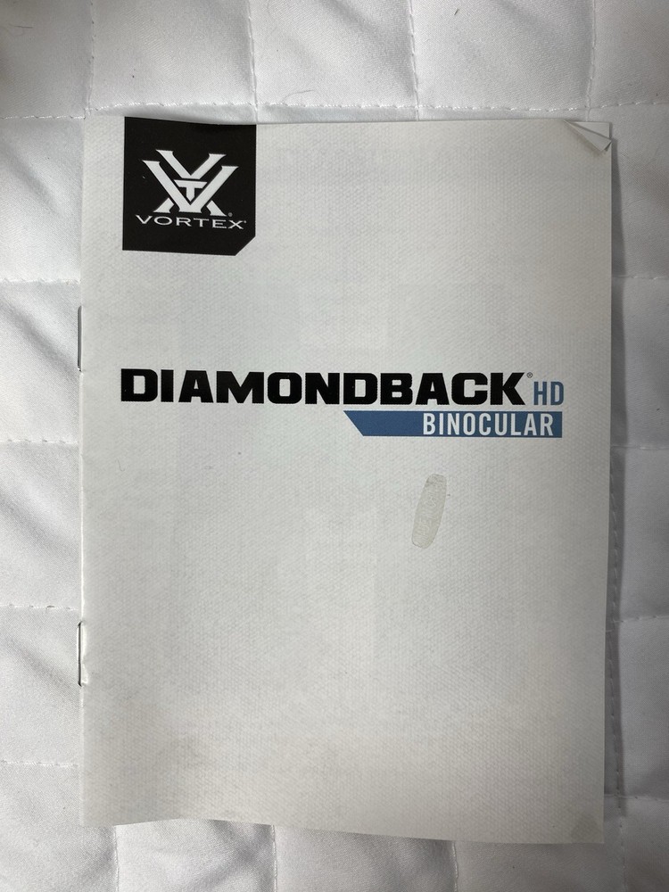 Diamond Back HD Vortex 12x50 Binoculars With Case. Excellent Condition