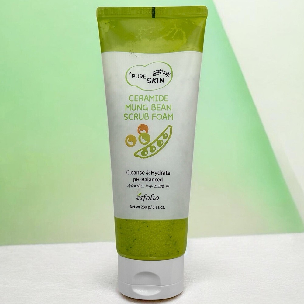 Esfolio Ceramide Mung Bean Scrub Foam