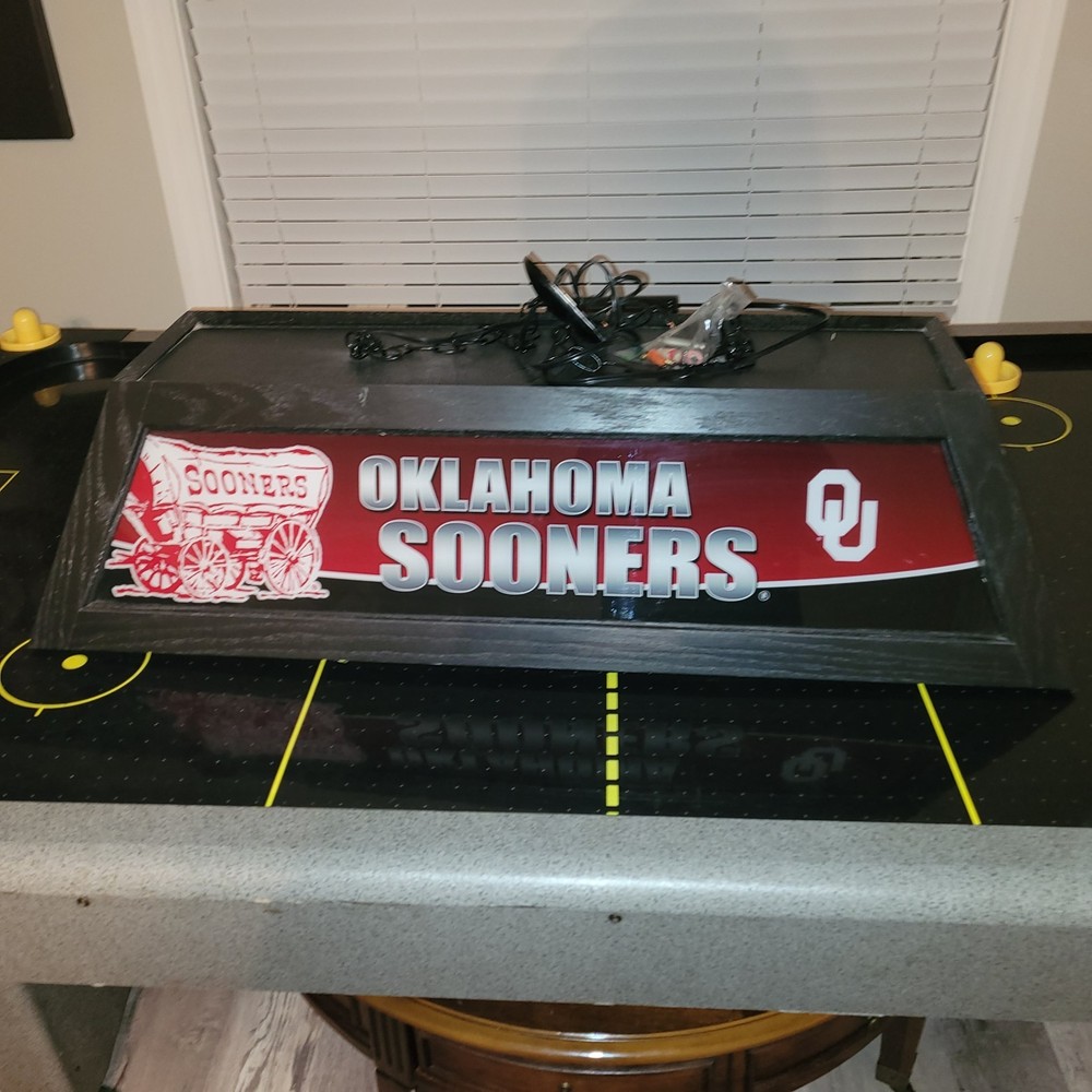 Oklahoma Sooners Pool Table Light