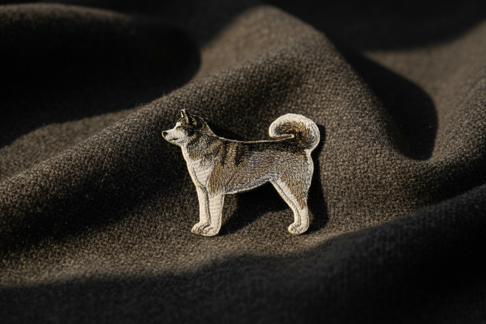 Malamute Embroidered Patch | Arctic Dog
