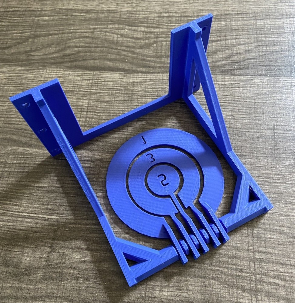 Blue Airsoft/ Nerf Spin-around Target Indoor airsoft target practice