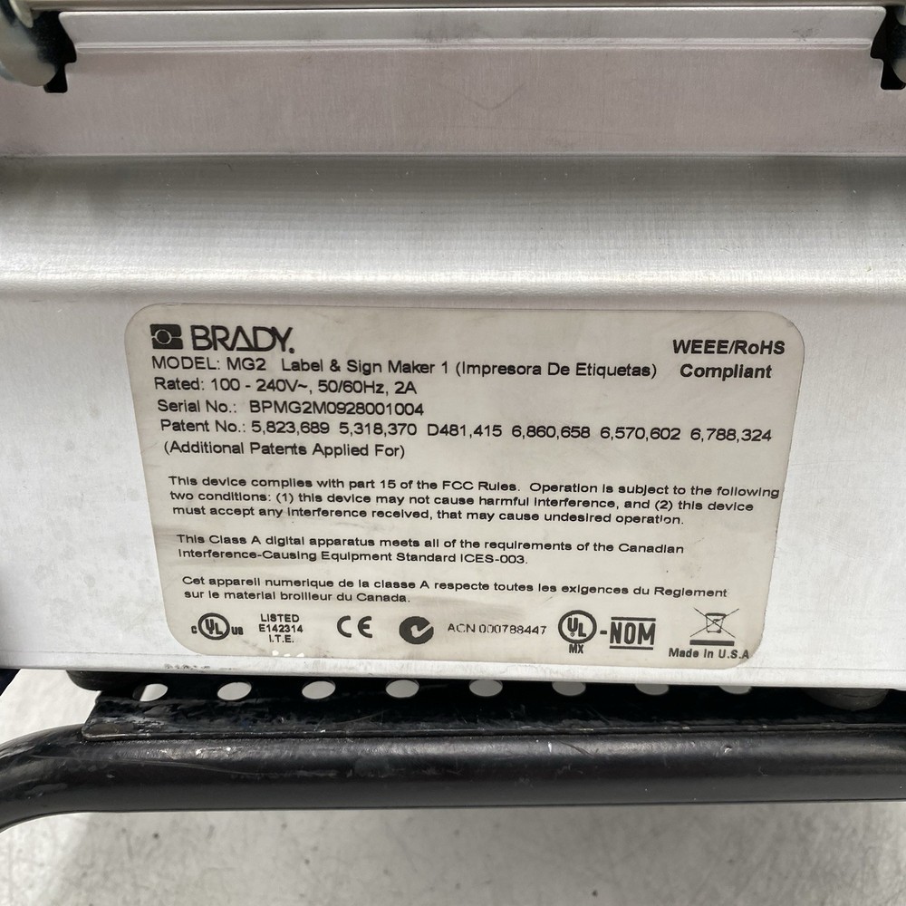 Brady MG2 Label and Sign Maker