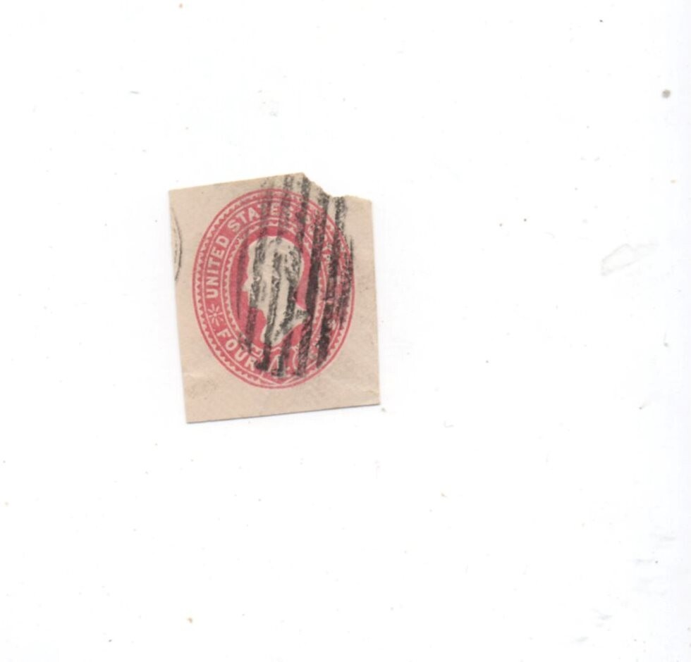 United States used cut square U324