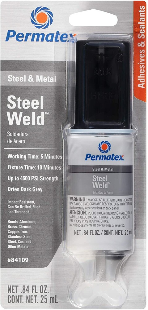 PERMATEX 84109 - PermaPoxy 4 Minute Multi-Metal Epoxy, 0.84 oz.