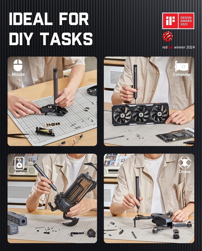 Mini Precision Screwdriver Set for Electronics with Magnetic Storage Case