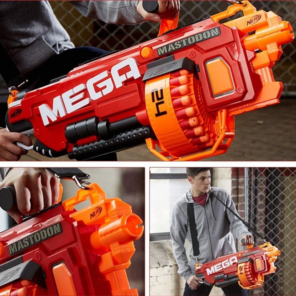 60PCS Mega Dart Refill Pack for N-Strike Mega Series