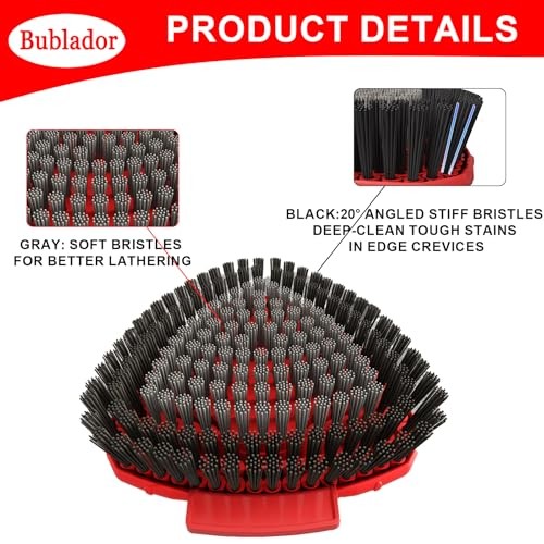 Pack Scrubber Mop Replace Head Compatible with O Cedar EasyWring 1 Tank,Spin 2