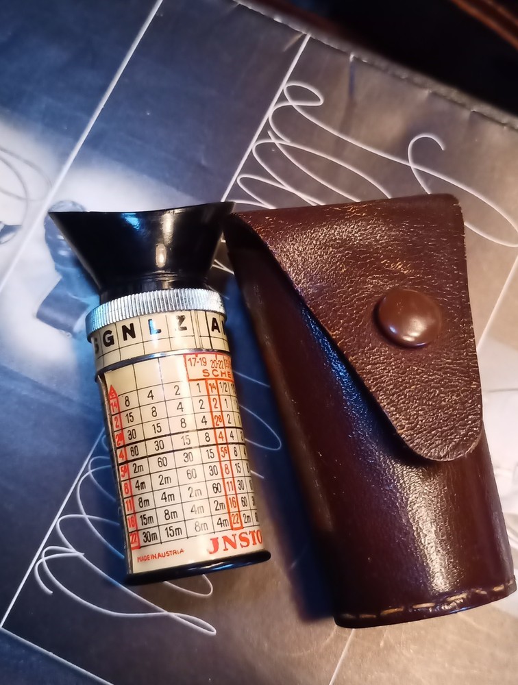 DREM Scheiner Instoscope Extinction Light Meter + Leather Case