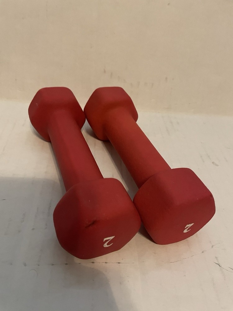 Two Pink 2 Pound Weights