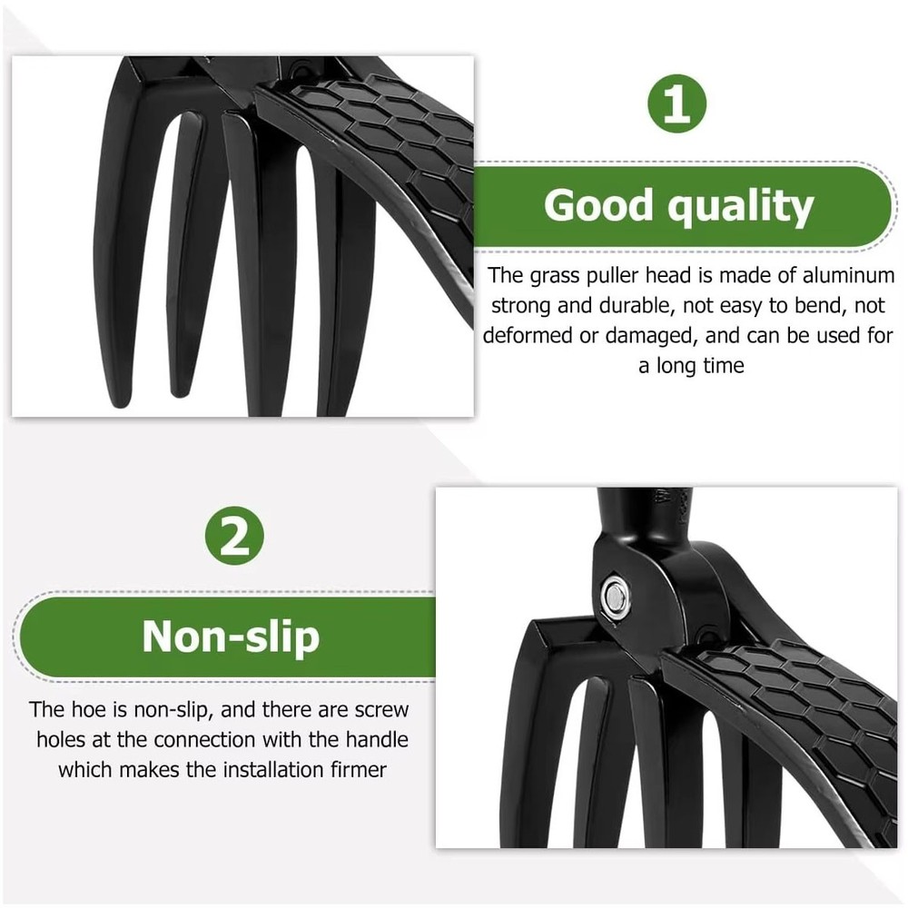 Weeder Puller Stand Up Weed Tool Handle Claw Garden Outdoor Root Remover Killer