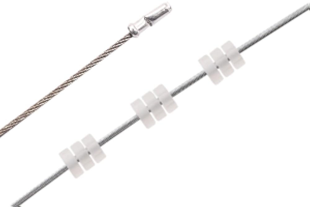 Mannk Universal ycle Cable Kit - Shift & Brake Cable Housing with End