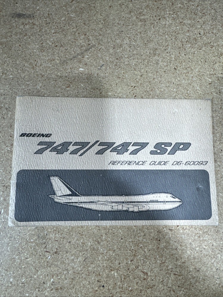Lot Of 5 Vintage Boeing Reference Guide