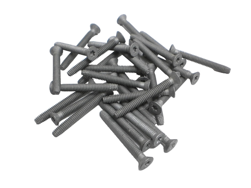 20- 1/4" x 2.5" PLATED Torx Self Tapping Trailer Deck Screws ACQ Treated Wood