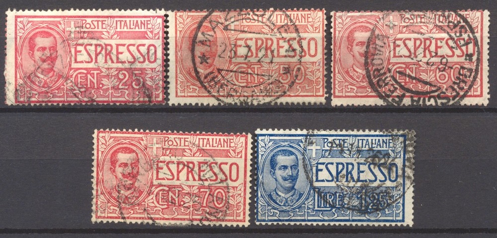 Italy 1903 Express Letters stamp set