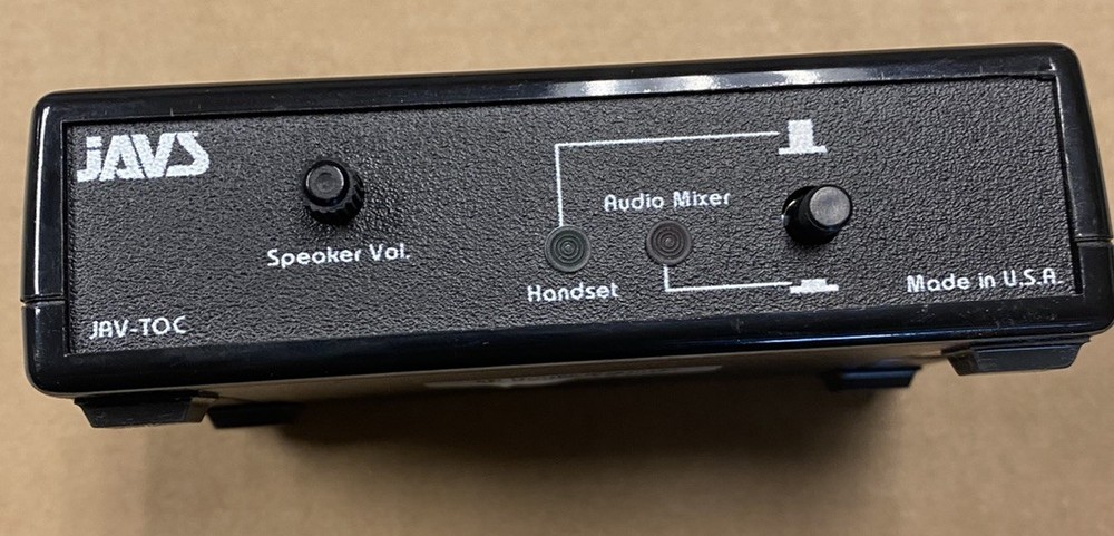 JAVS TOC Sound Control Phone Interface Court System Recording Component