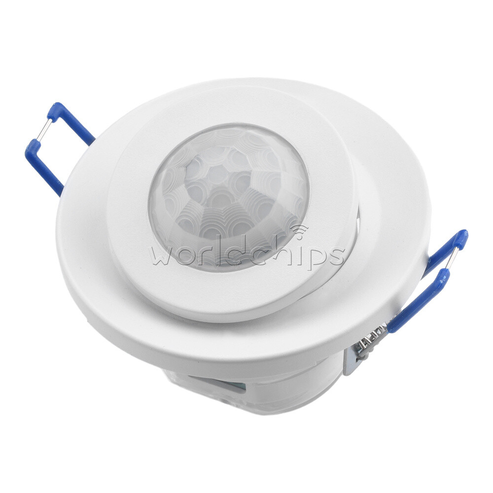 AC220-240V PIR Motion Sensor Detection Embedded Rotary Sensor 360° Motion Sensor