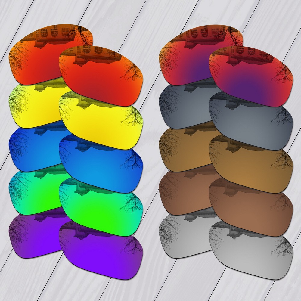 POLARIZED Replacement Lenses & Nose Pad For-Oakley Pit Bull OO9127 Anti-Scratch