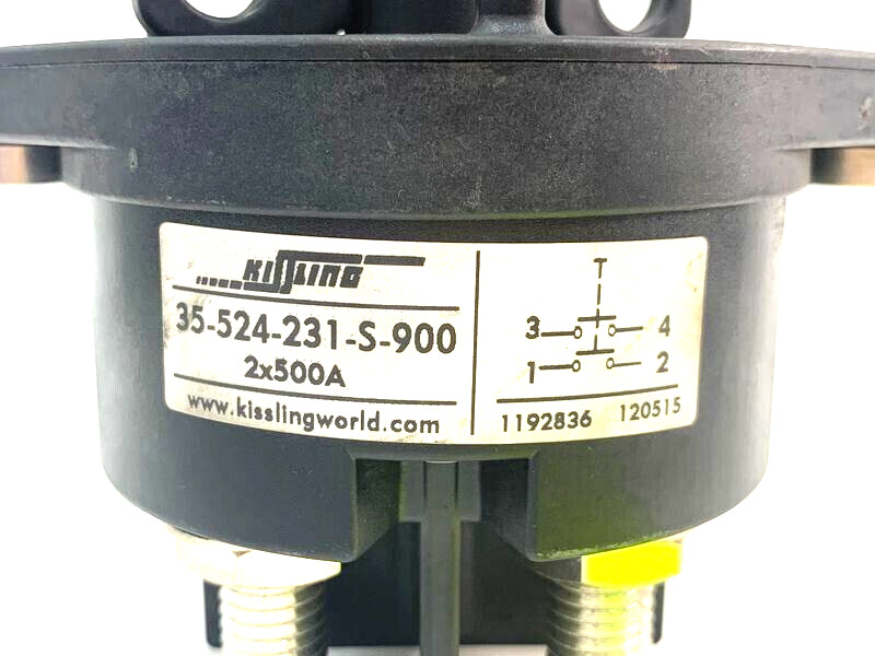 KISSLING 35-524-231-S-900 2 POSITION DISCONNECT SWITCH