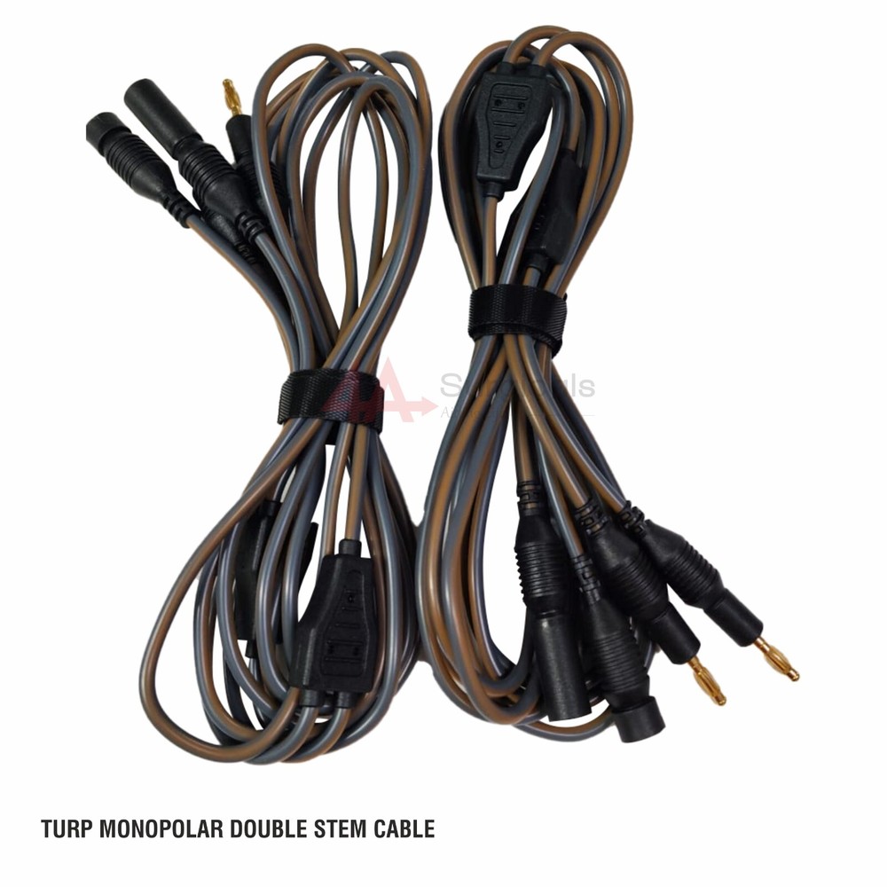 4A MONOPOLAR TURP HIGH FREQUENCY DOUBLE STEM CABLE
