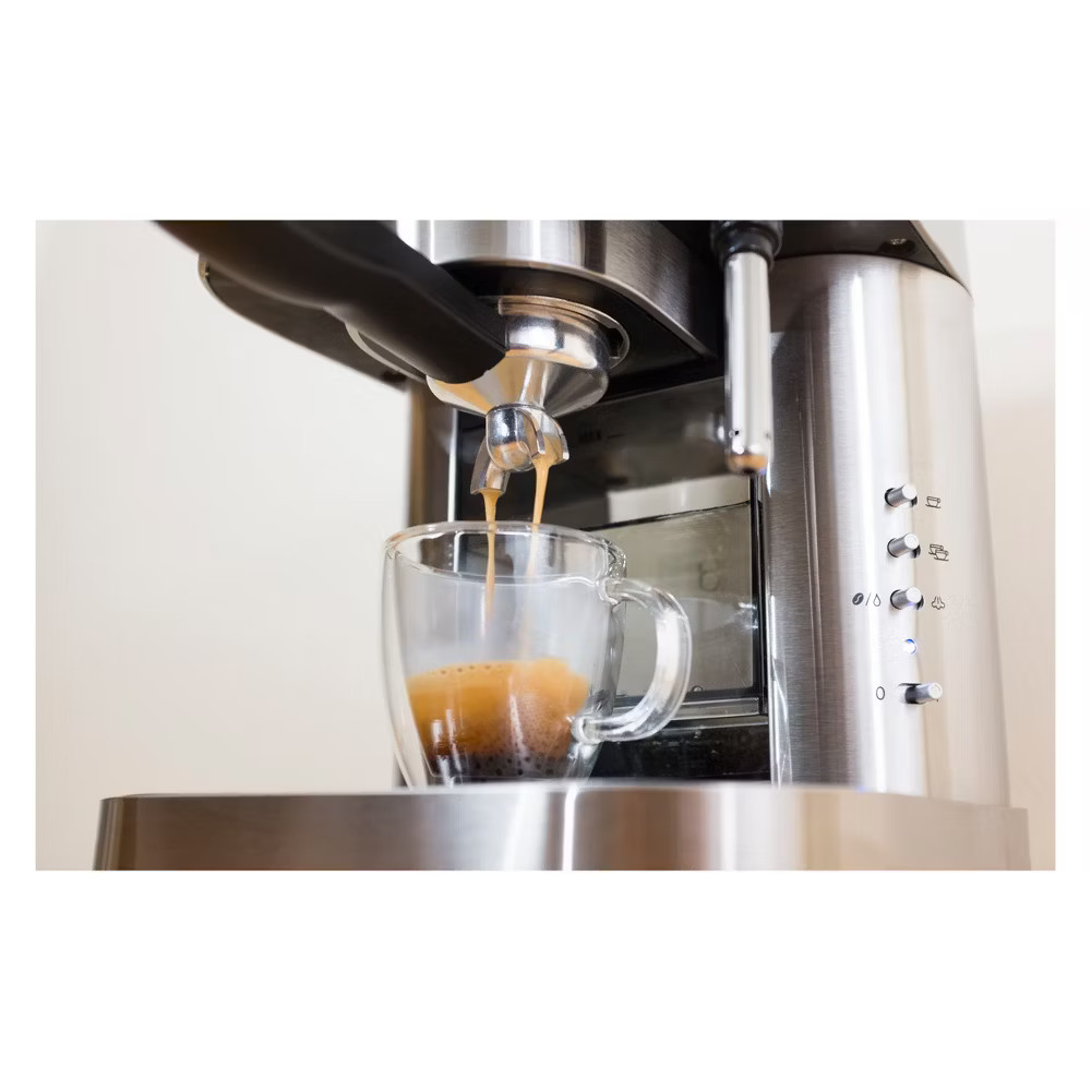 Espressione Automatic Pump Espresso Machine with Thermo Block System Stainless