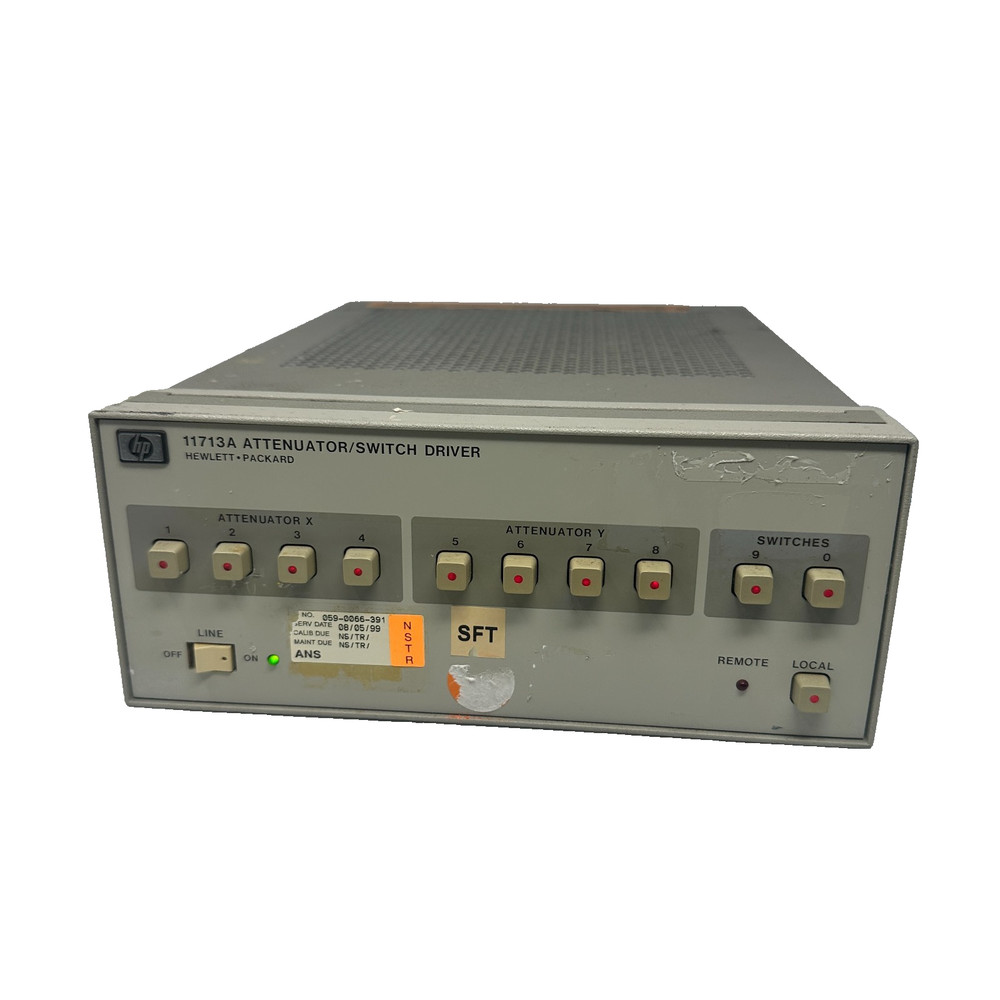 HP Hewlett Packard 11713A Attenuator Switch Driver HP-IB Interface