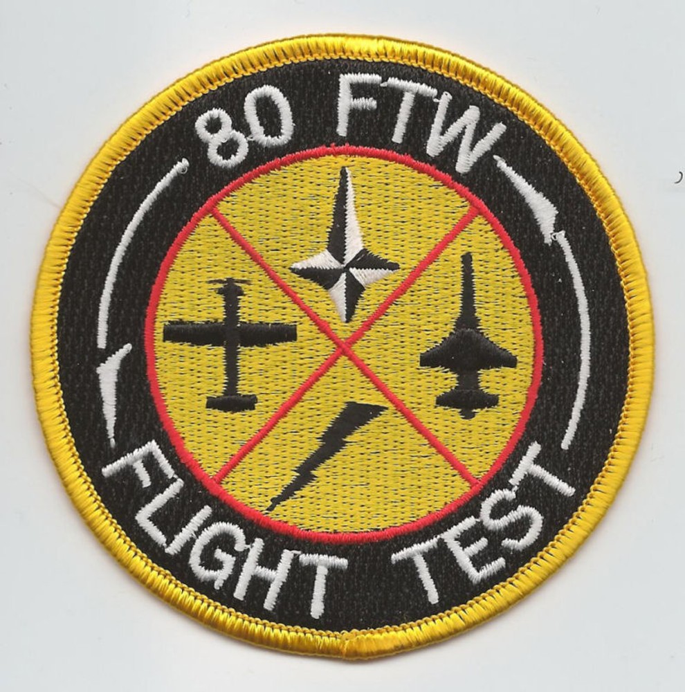 80th FLYING TRAINING WING FLIGHT TEST patch