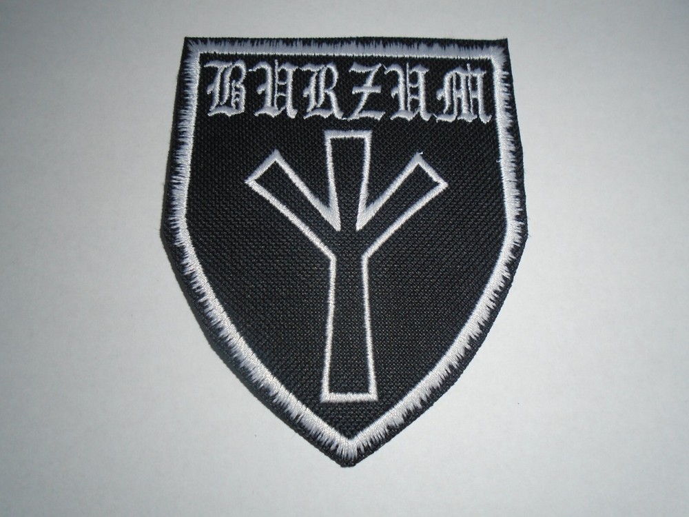 BVRZUM BLACK METAL IRON ON EMBROIDERED PATCH