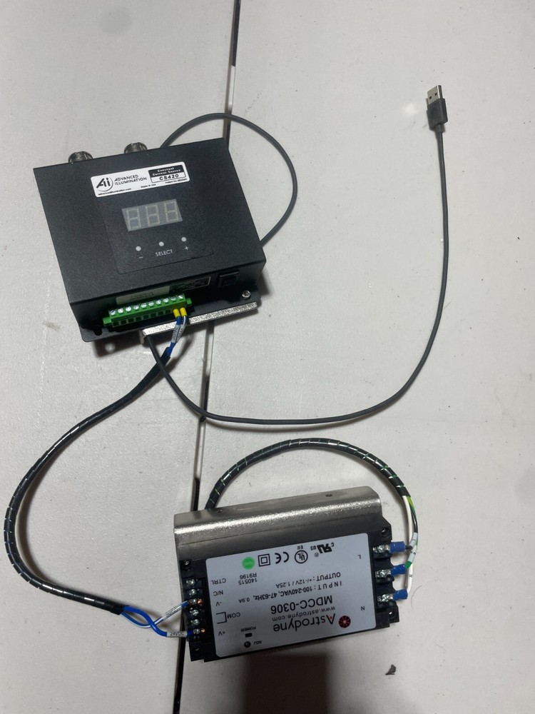 Advanced illumination CS420 Constant Current source and astrodyne mdcc-0306