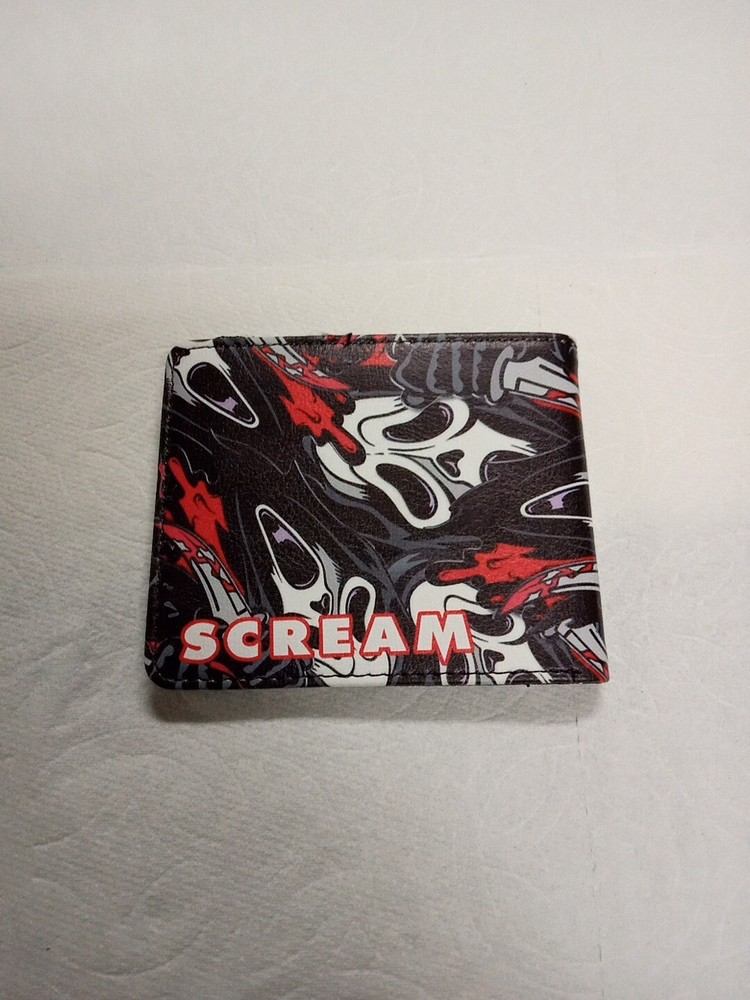 Scream Print Bi-Fold Wallet