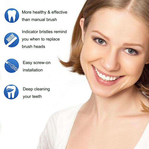Toothbrush Replacement heads COMPATIBLE WITH & FOR SONIC E-SERIES (6pcs) NEW