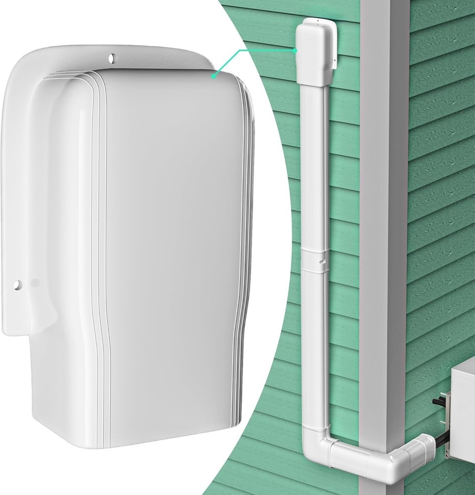 4" Width Wall Cover, Mini Split Line Set Cover Accessories for Mini Split Air Co