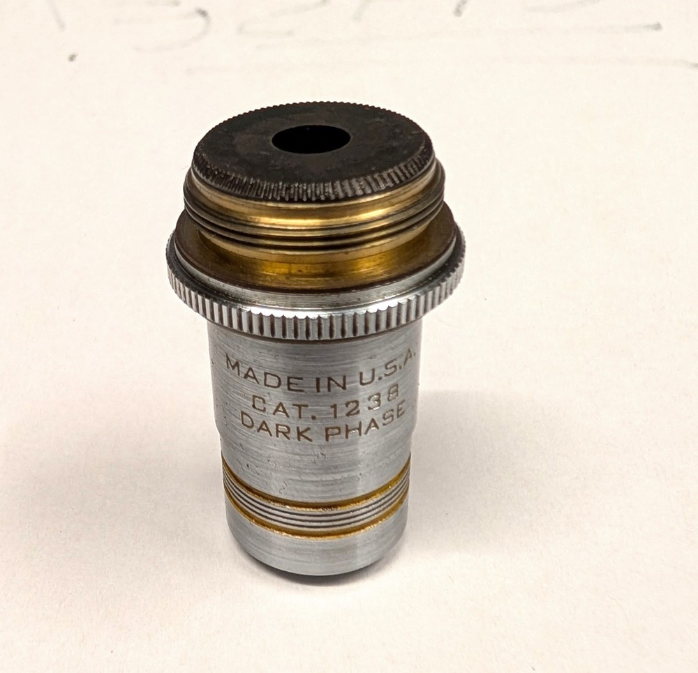 AO Spencer 45X Achromat Dark Phase Microscope Objective