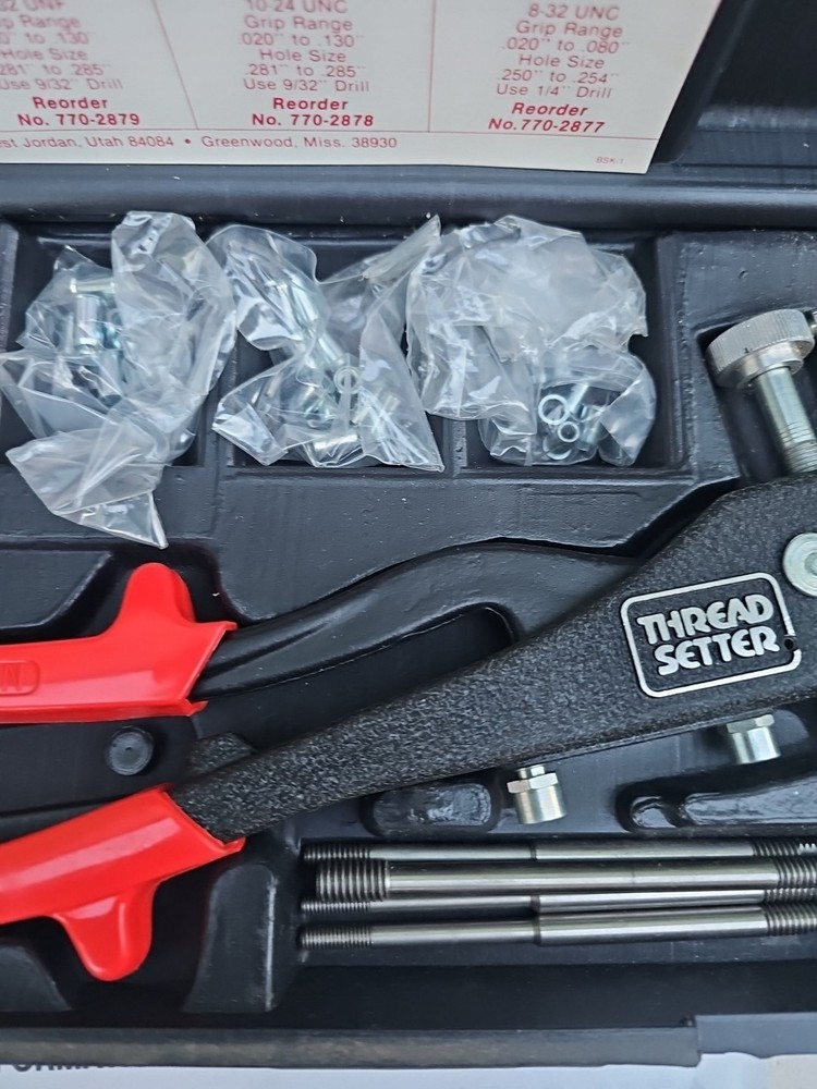 Balkamp Thread Setter Kit with Klik Poly-Nuts Model 770-2876